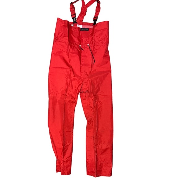 Henri Lloyd Pants Women’s Size SW Red Offshore Salopettes Trousers Sailing Bibs - Picture 1 of 6